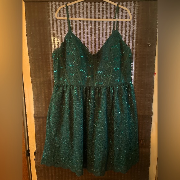 Jules Cleo Dresses Jules Cleo Size 22 Dark Forest Green Dress With 